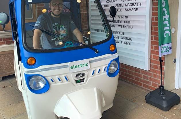 James In The Electric Tuk