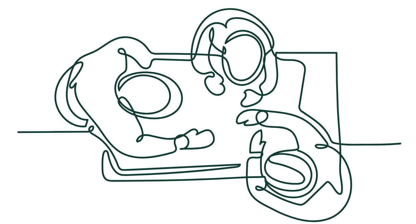 Line Artwork At The Table