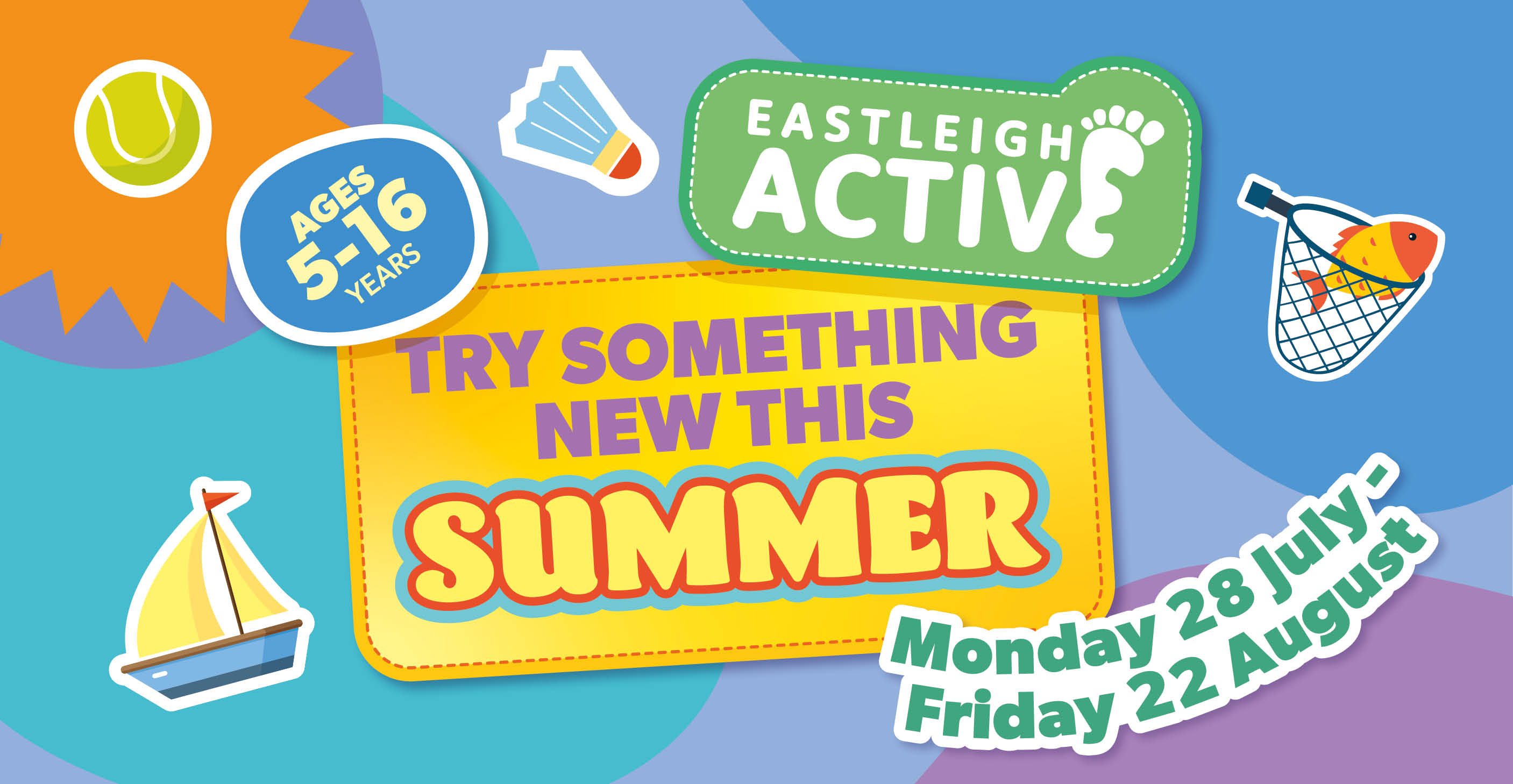 895997 Eastleigh Active Summer Digital Banners