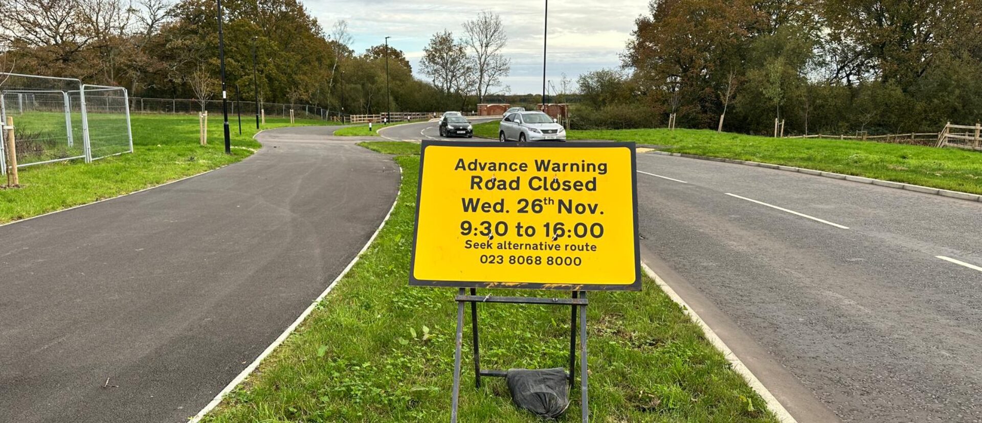 The Avenue Temp Road Closure Advanced Warning 1920X827 C