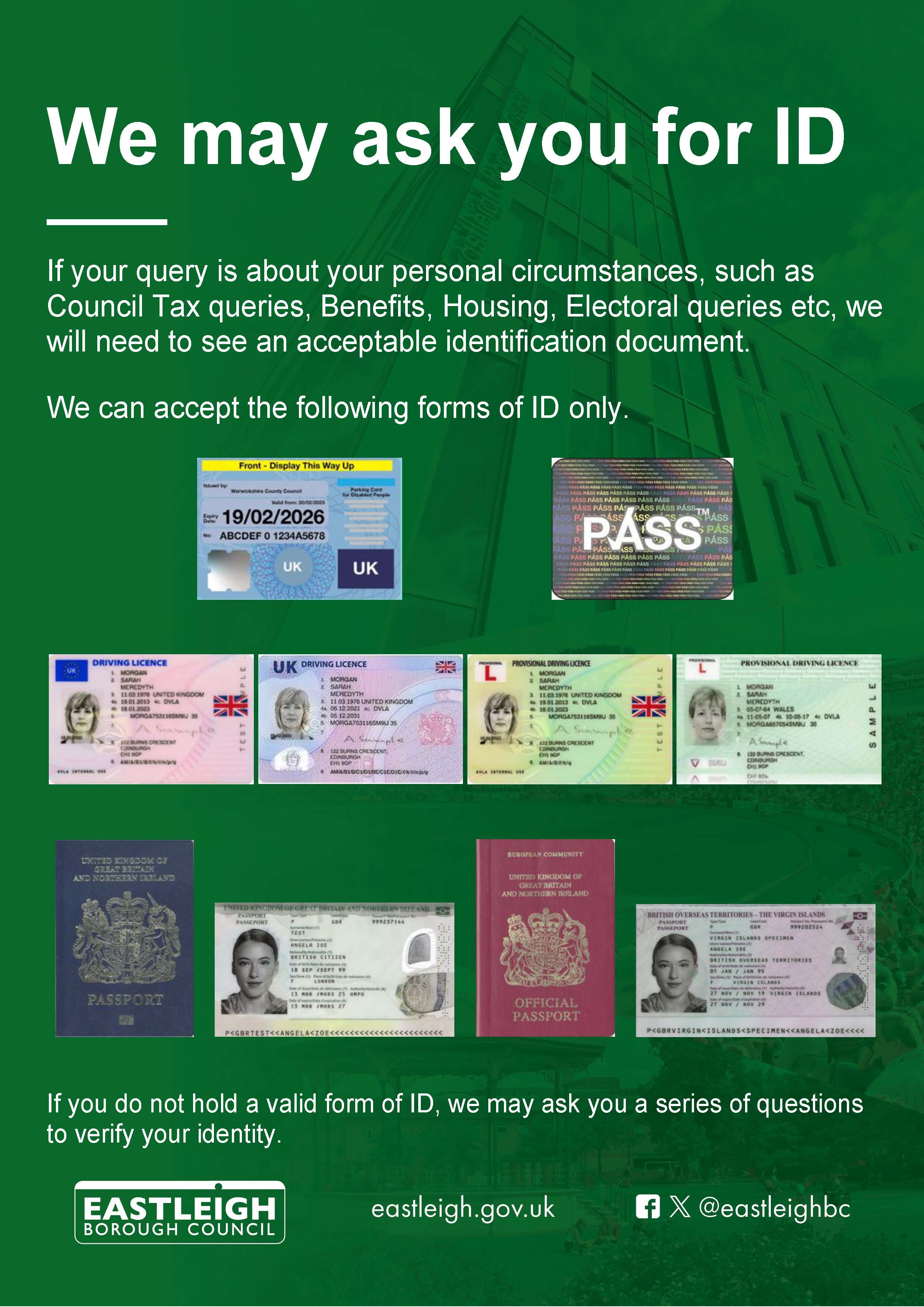We May Ask You For ID