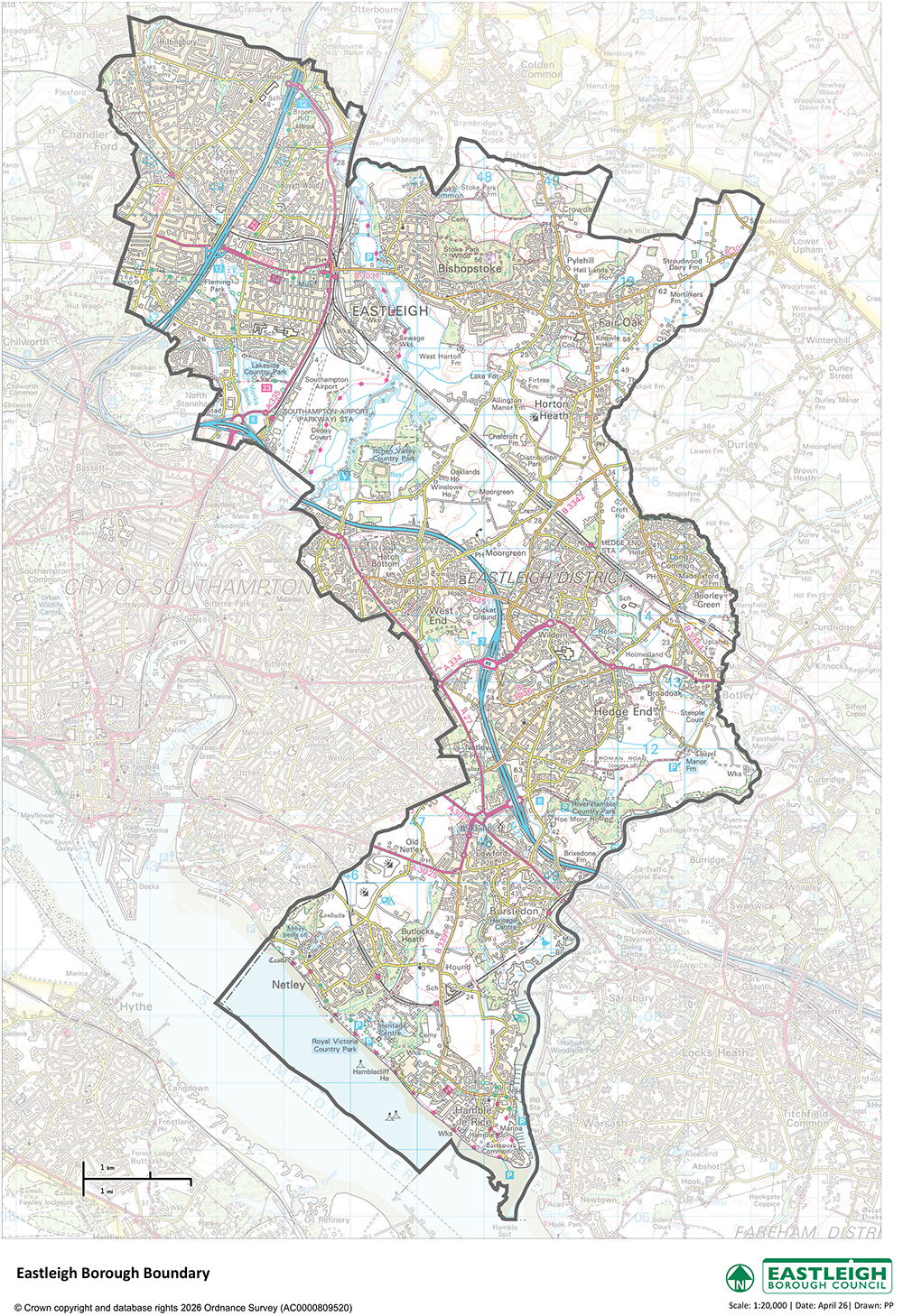 Eastleigh Borough Map V1