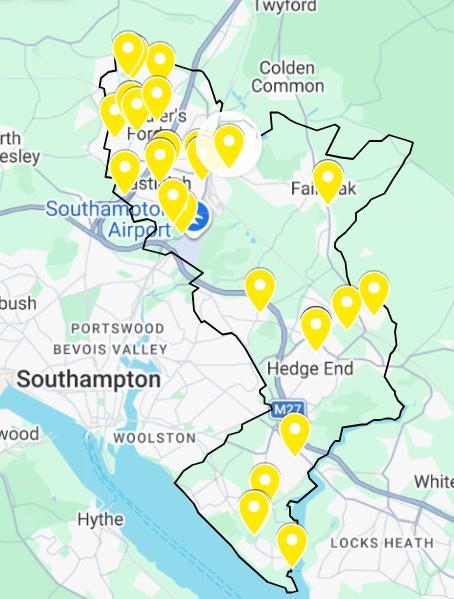 Eastleigh Active Map Summer 26