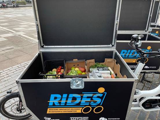 Storage On RIDES Ecargo Bike
